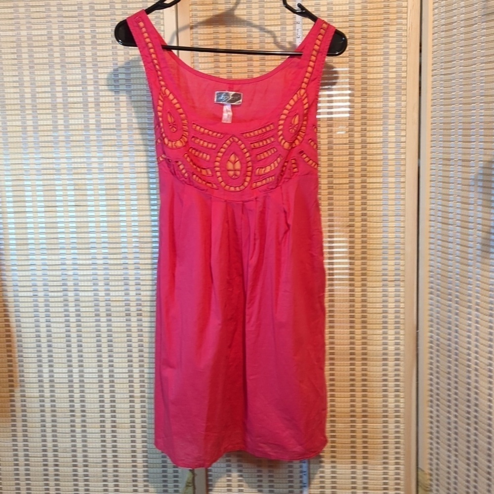 Lipsy pink dress mini SZ 8 EUC